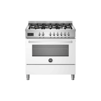 Kuchnia gazowo-elektryczna 90 CM BERTAZZONI PROFESSIONAL PRO96L1E – Biały