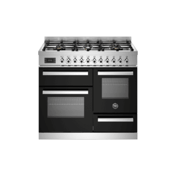 Kuchnia gazowo-elektryczna 100 CM BERTAZZONI PROFESSIONAL PRO106L3E – Czarny