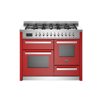 Kuchnia gazowo-elektryczna 110 CM BERTAZZONI PROFESSIONAL PRO116L3E – Czerwony