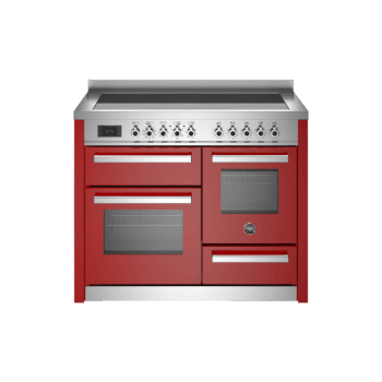 Kuchnia z płytą indukcyjną 110 CM BERTAZZONI PROFESSIONAL PRO115I3E – Czerwony