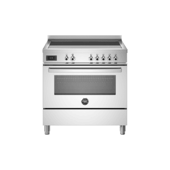 Kuchnia z płytą indukcyjną 90 CM BERTAZZONI PROFESSIONAL PRO95I1E – Biały