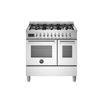 Kuchnia gazowo-elektryczna 90 CM BERTAZZONI PROFESSIONAL PRO96L2E – Stal nierdzewna