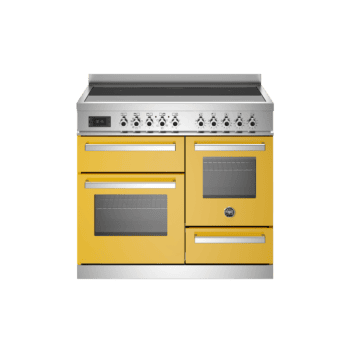 Kuchnia z płytą indukcyjną 110 CM BERTAZZONI PROFESSIONAL PRO115I3E – Żółty