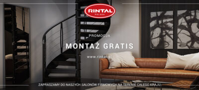 Schody Rintal – w listopadzie montaż schodów gratis!