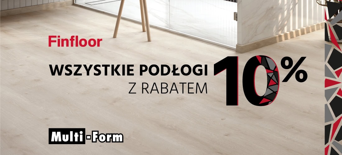 10% zniżki na wszystkie podłogi Finfloor