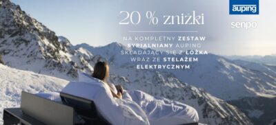 -20% na zestaw sypialniany Auping!