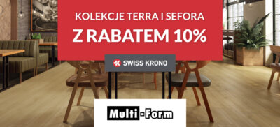 Atrakcyjny rabat 10% na podłogi SWISS KRONO TERRA oraz SEFORA