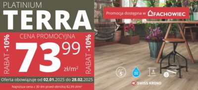 Promocja na panele Platinium TERRA! -10%