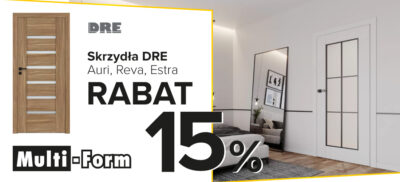 Skrzydła DRE AURI, REVA i ESTRA 15% taniej!