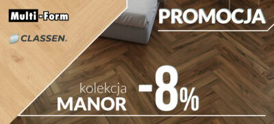 Rabat 8% na podłogi Classen Manor
