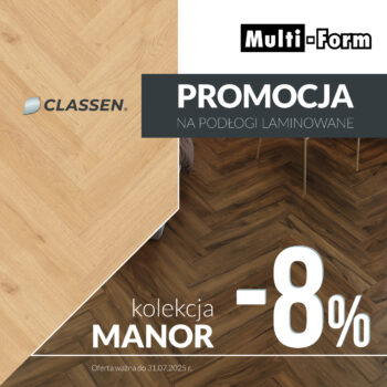 Rabat 8% na podłogi Classen Manor