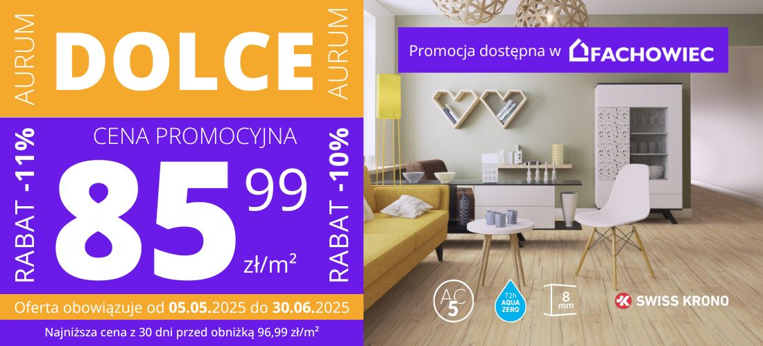 Promocja Swiss Krono – Aurum Dolce