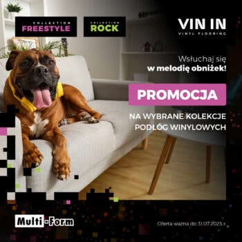 Wsłuchaj się w melodię obniżek – promocja na podłogi VIN IN