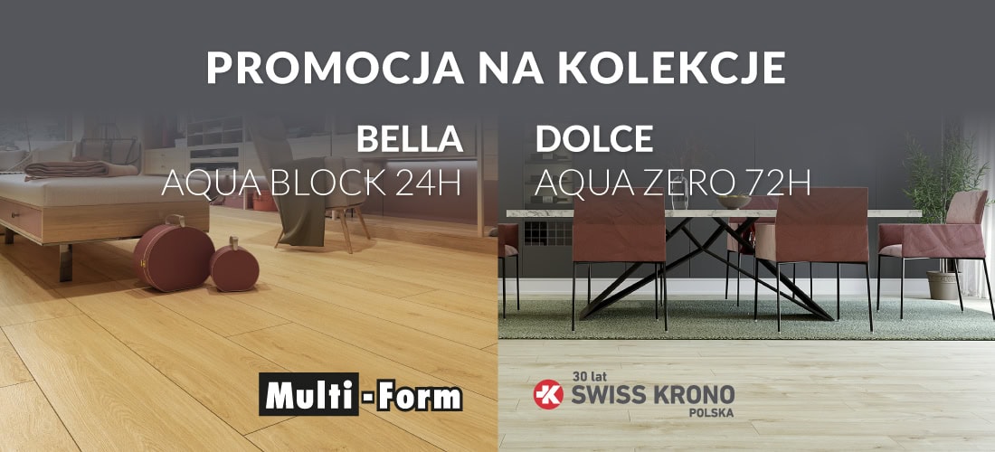 Rabat 11% na panele podłogowe SWISS KRONO DOLCE i BELLA