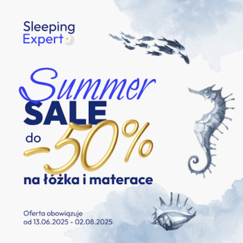 Summer Sale w Sleeping Expert -50%