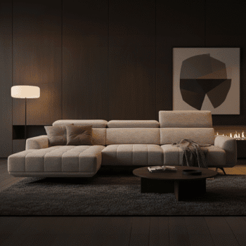 Narożnik Eris z&nbsp;elektrycznym wysuwem siedziska