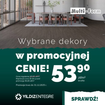 Letnia promocja na podłogi Yildiz Entegre