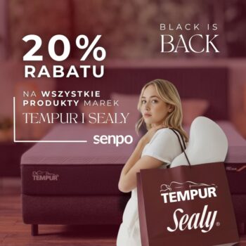 Produkty Tempur® i Sealy 20% taniej!