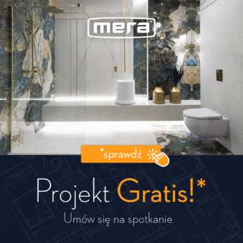 Projekt wnętrza gratis przy realizacji zakupów w salonie Mera