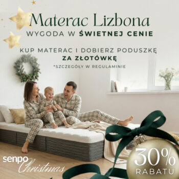 Materac Lizbona -30% i&nbsp;poduszka za&nbsp;1 zł