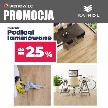 Podłogi laminowane Kaindl – nawet 25% taniej