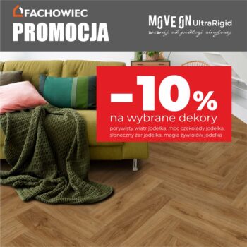 Promocja na&nbsp;podłogi winylowe Move On UltraRigid – 10% taniej na&nbsp;wybrane dekory