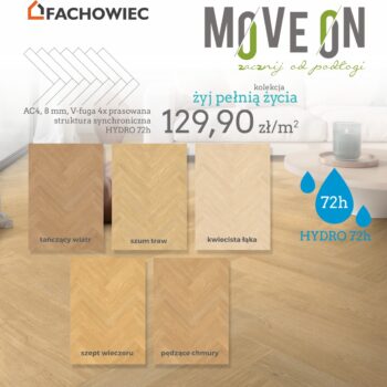 Nowość: podłogi Move On „Żyj pełnią życia” – 129,90 zł/m²