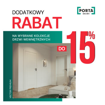 Wybrane kolekcje drzwi PORTA z&nbsp;rabatem nawet do&nbsp;15%