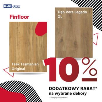 Rabat 10% na&nbsp;wybrane dekory Finfloor