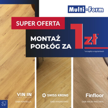 SUPER OFERTA – montaż wybranych podłóg za&nbsp;1 zł