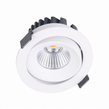 Oświetlenie techniczne wpuszczane Cyklop biały od Maxlight H0094