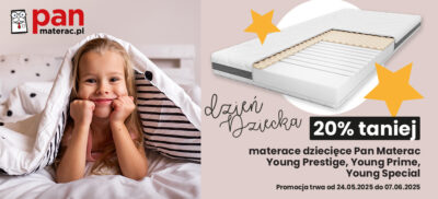 Dzień Dziecka w salonach Pan Materac