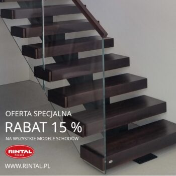 Schody z rabatem 15%