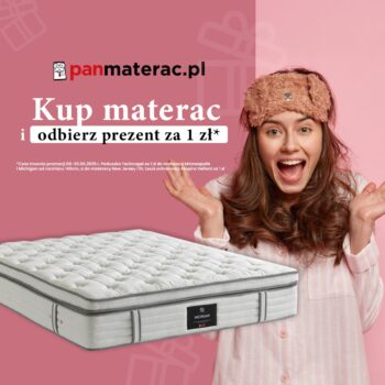 Kup materac i odbierz prezent za 1 zł!