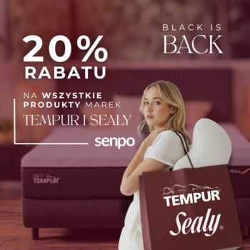 Produkty Tempur® i Sealy 20% taniej!