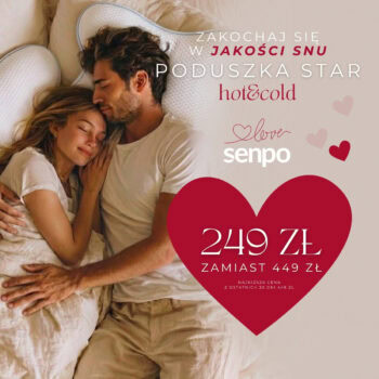 Poduszka Senpo Star tylko 249 zł!