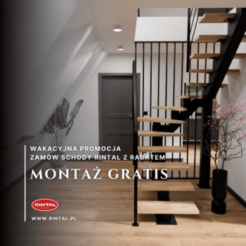 Rintal – montaż schodów gratis.