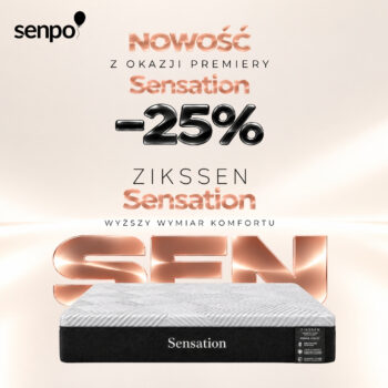 Senpo świętuje 16. urodziny, a&nbsp;razem z&nbsp;nimi premierę nowego materaca Zikssen Sensation!