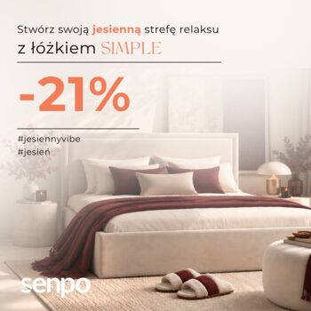 Łóżko miesiąca Simple -21%